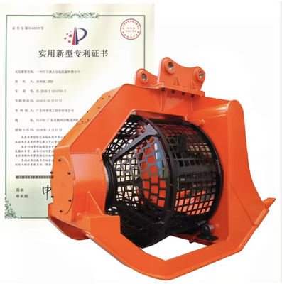 kaufen Anpassung ISO9001 Mini Digger Boden-Screener für Bagger 2,5T-35T online manufacture