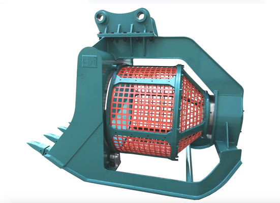 kaufen 0.75m3 Kapazität 360° Dreh- und Schirmbehälter für Bagger online manufacture